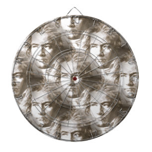 Beethoven Porträtt Mönster Darttavla