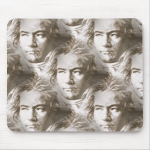 Beethoven Porträtt Mönster Musmatta