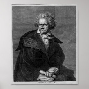Beethoven Porträtt Poster