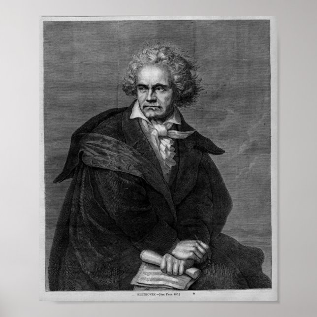 Beethoven Porträtt Poster (Framsidan)