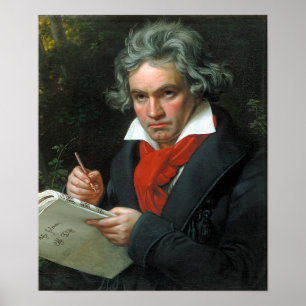 Beethoven Porträtt Poster