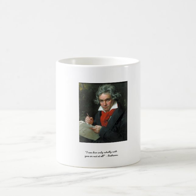 Beethoven present T-shirts samlarobjekt REA Kaffemugg (Center)