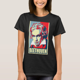 Beethoven Propaganda Poster poppkonst T Shirt