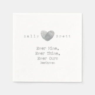 Beethoven Quote Napkin Pappersservett