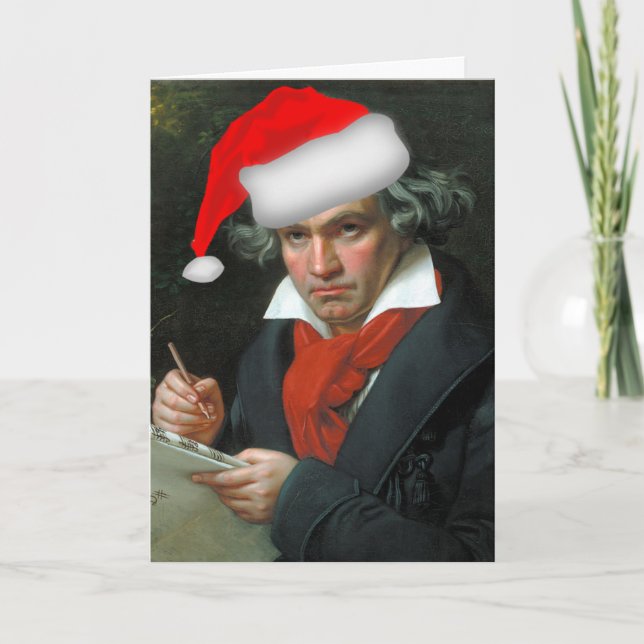 Beethoven Santa Classic Music Jul Kort (Framsida)