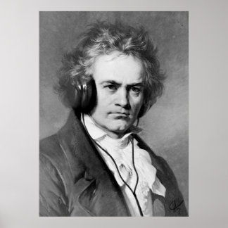 Beethoven Sten - Art Print Poster