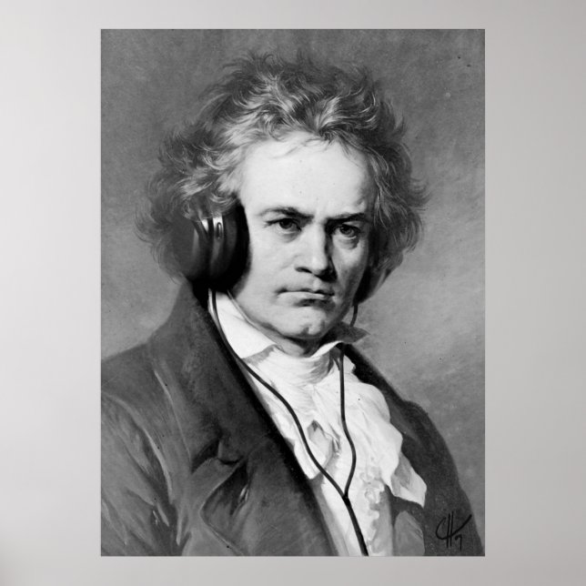 Beethoven Sten - Art Print Poster (Framsidan)