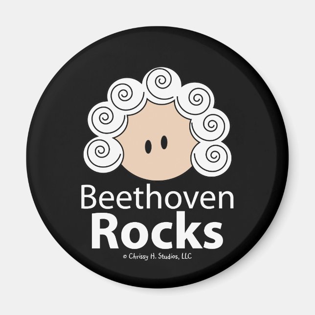 Beethoven Sten Magnet (Framsidan)