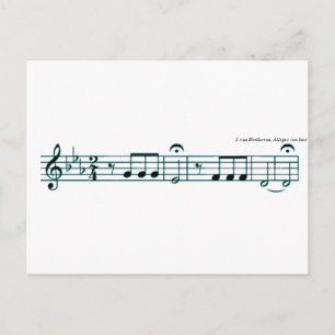 Beethoven Symphony nr 5 Vykort
