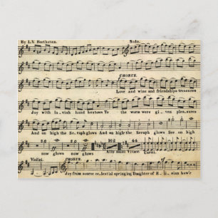 Beethoven Symphony nr 9 vykort
