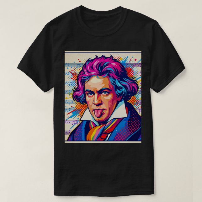 beethoven t shirt (Design framsida)