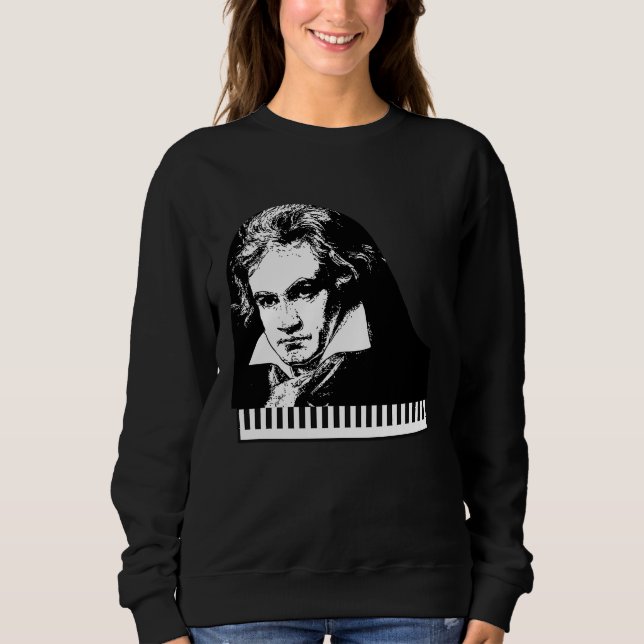 Beethoven van Beethoven Piano Teacher T Shirt (Framsida)