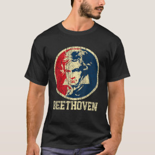 Beethoven Vintage Klassisk Kompositör Ludwig Van T Shirt
