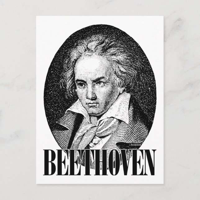 Beethoven Vykort (Framsida)