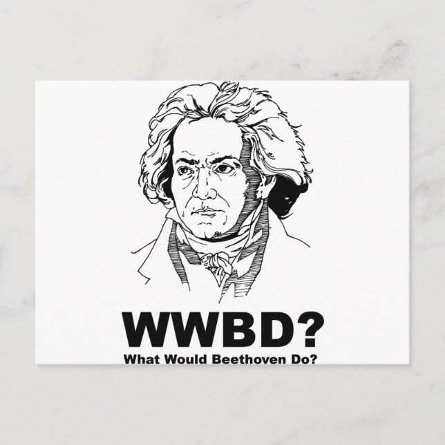 Beethoven Vykort (Framsida)