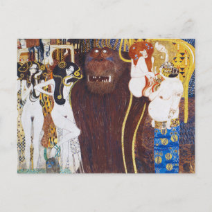 Beethovenfrisen (detalj), Gustav Klimt Vykort