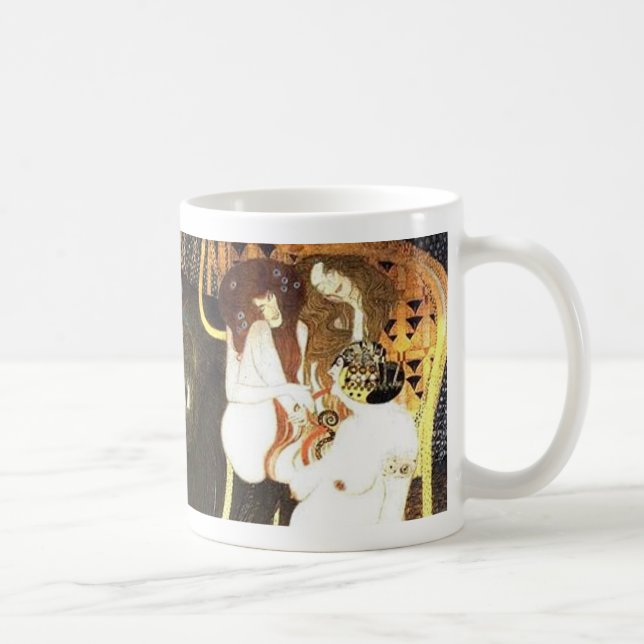 Beethovenfrisen vid Klimt Kaffemugg (Höger)