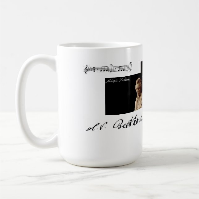 beethovenmugg kaffemugg (Vänster)