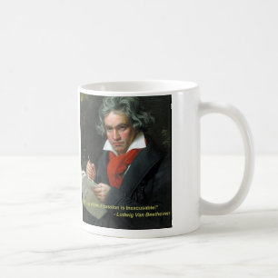 Beethovenmugg "som leker utan passion ", kaffemugg