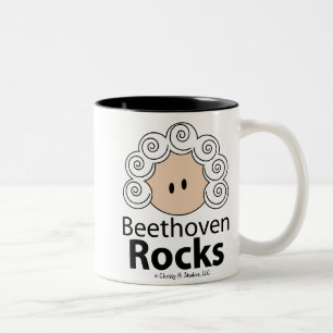 Beethovenstenmugg Två-Tonad Mugg