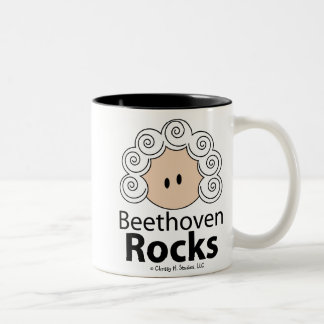 Beethovenstenmugg Två-Tonad Mugg