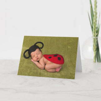 Beetle baby - Beetle - Baby Card Inbjudan
