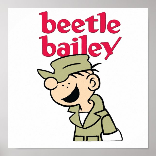 Beetle Bailey Poster (Framsidan)