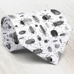 Beetle Black & White Slips<br><div class="desc">Vattenfärgad kryp och skalbaggar mönster i svartvit monoton.  Perfekt för entomologer och natur älskare,  och även för Halloween!  Originalkonst av Nic Squirrell.</div>