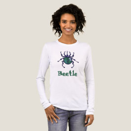 Beetle green pixel art t shirt