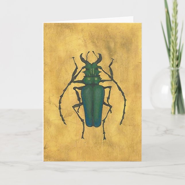 Beetle Greeting Card II Kort (Framsida)