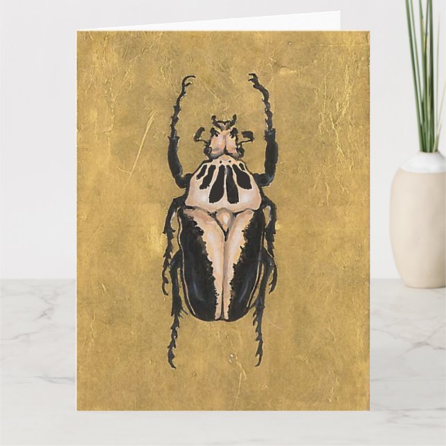 Beetle Greeting Card Kort (Framsida)