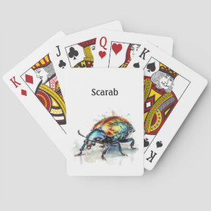 Beetle i vattenfärg, anpassningsbar casinokort