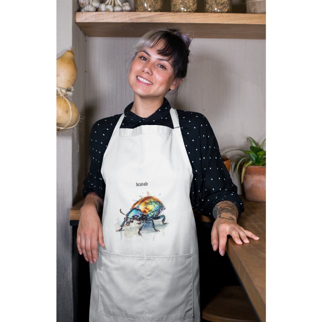 Beetle i vattenfärg, anpassningsbar förkläde (Skapare uppladdad)