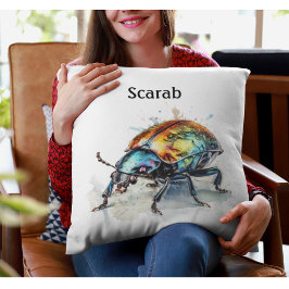 Beetle i vattenfärg, anpassningsbar kudde