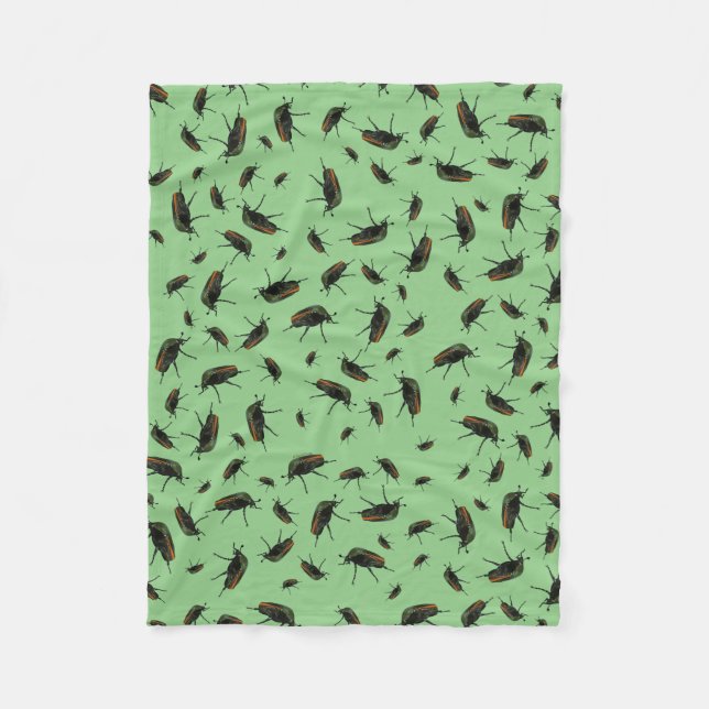 Beetle Kryp Fleece Blanket (Framsidan)