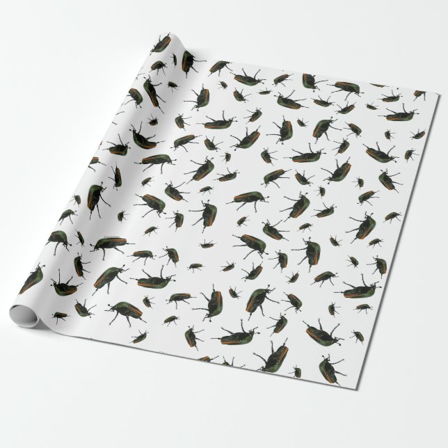 Beetle Kryp Gift Wrapping Papper Presentpapper (Utrullad)