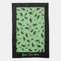 Beetle Kryp Kitchen Towel (tillval) Anpassning