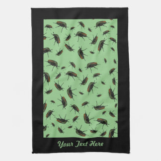 Beetle Kryp Kitchen Towel (tillval) Anpassning Kökshandduk