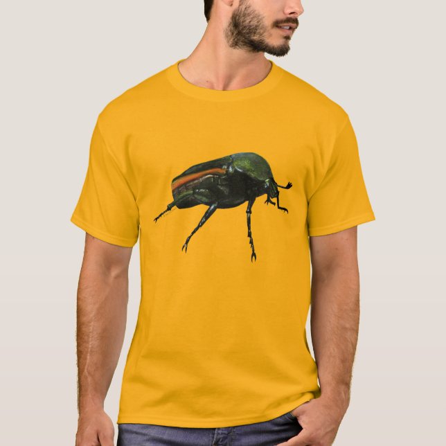 Beetle Kryp Manar Toppar T Shirt (Framsida)