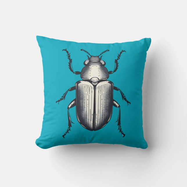 Beetle med Initialer Kudde (Framsida)