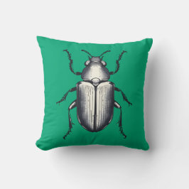 Beetle med Initialer Kudde