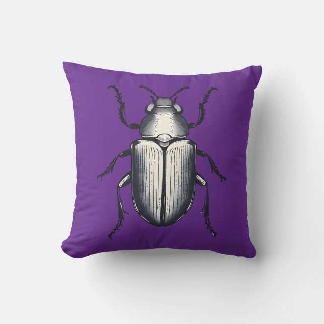 Beetle med Initialer Kudde (Framsida)