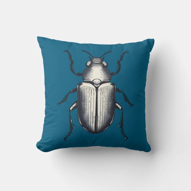 Beetle med Initialer Kudde (Framsida)