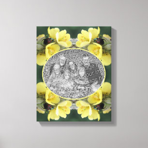 Beetle Vild Mullein Flower Skapar ditt eget foto Canvastryck