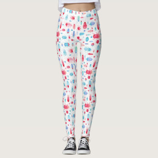 Beetle Watercolor Leggings