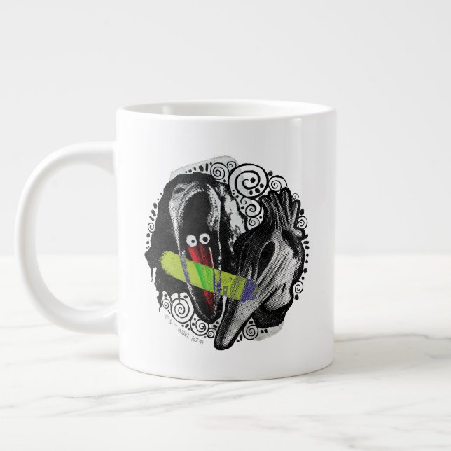 Beetlejuice | Adam & Barbara Scary Jumbo Mugg (Vänster)