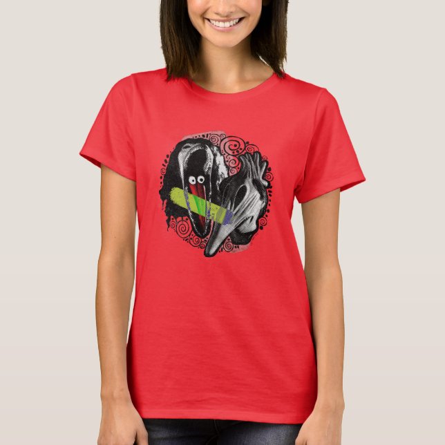 Beetlejuice | Adam & Barbara Scary T Shirt (Framsida)