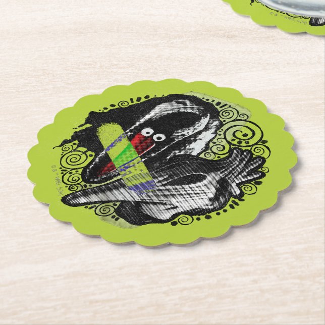 Beetlejuice | Adam & Barbara Scary Underlägg Papper (Vinklad)