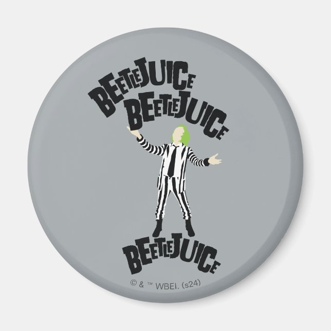 Beetlejuice Beetlejuice Beetlejuice Magnet (Framsidan)