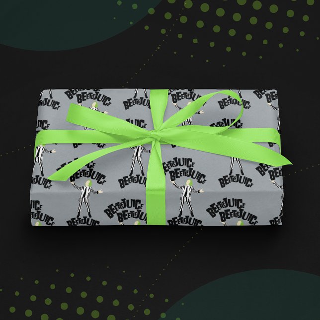 Beetlejuice Beetlejuice Beetlejuice Presentpapper (Wrapped gift)